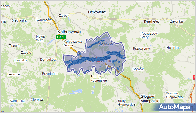 Kod pocztowy 36-145