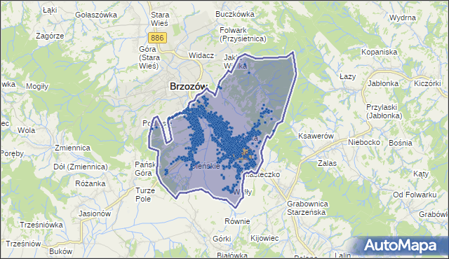 Kod pocztowy 36-206