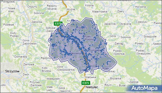 Kod pocztowy 38-115