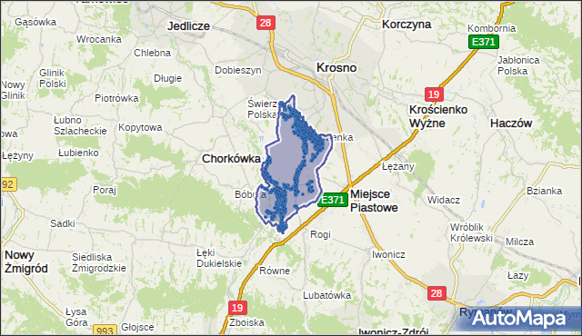 Kod pocztowy 38-455