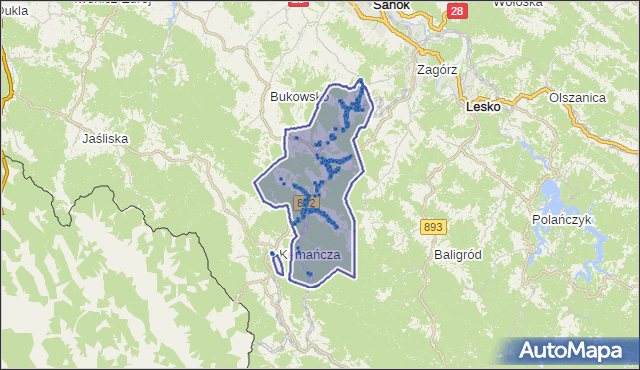 Kod pocztowy 38-542