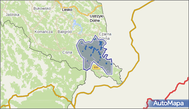 Kod pocztowy 38-713