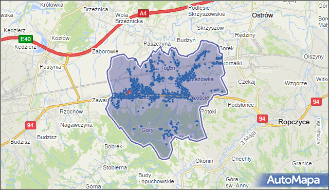 Kod pocztowy 39-102