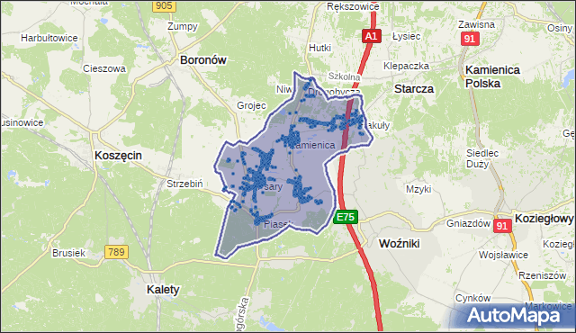 Kod pocztowy 42-287