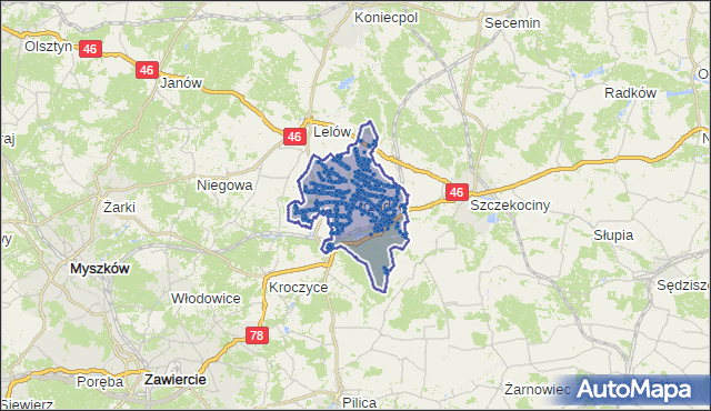 Kod pocztowy 42-446