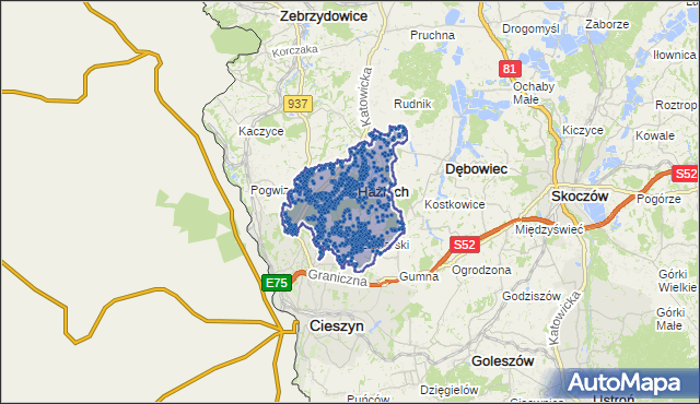 Kod pocztowy 43-419