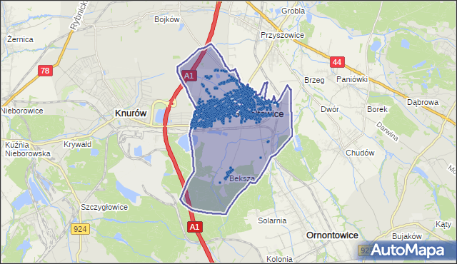 Kod pocztowy 44-186