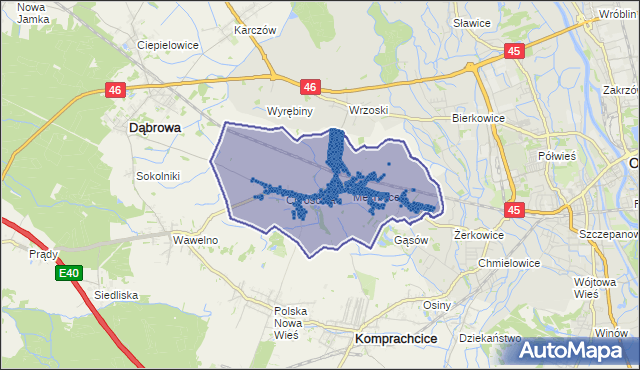 Kod pocztowy 46-073