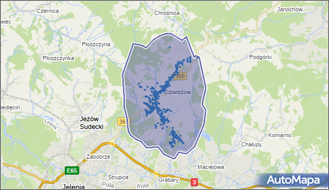 Kod pocztowy 58-513