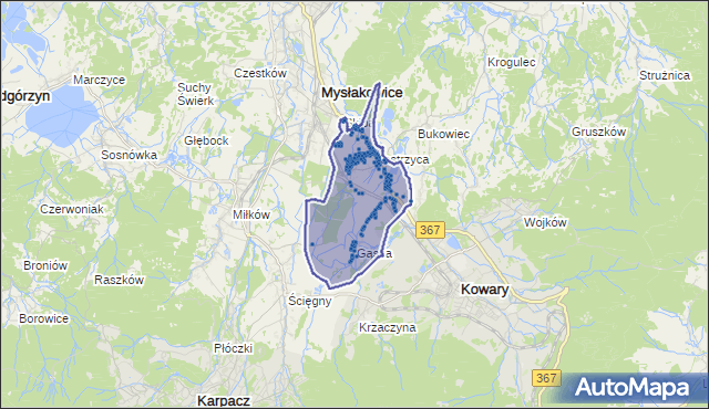 Kod pocztowy 58-532