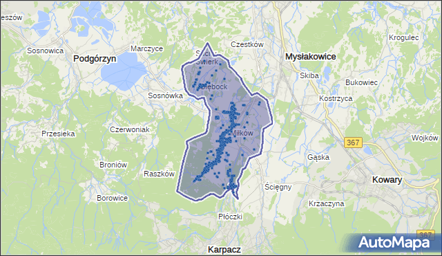 Kod pocztowy 58-535