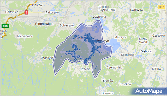 Kod pocztowy 58-562