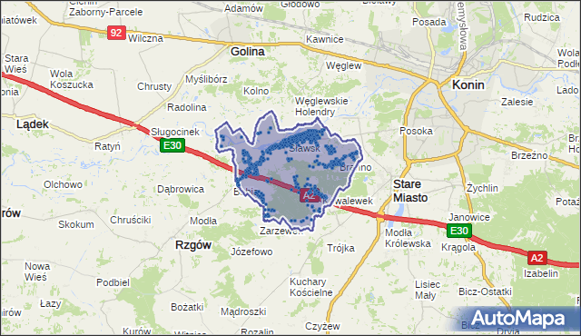 Kod pocztowy 62-585