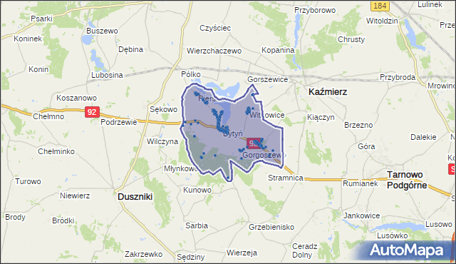 Kod pocztowy 64-542