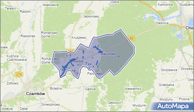 Kod pocztowy 64-705