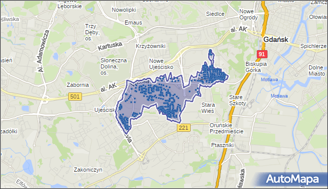 Kod pocztowy 80-809