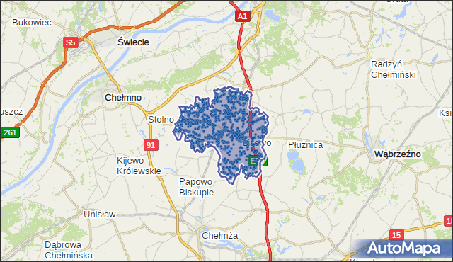 Kod pocztowy 86-230