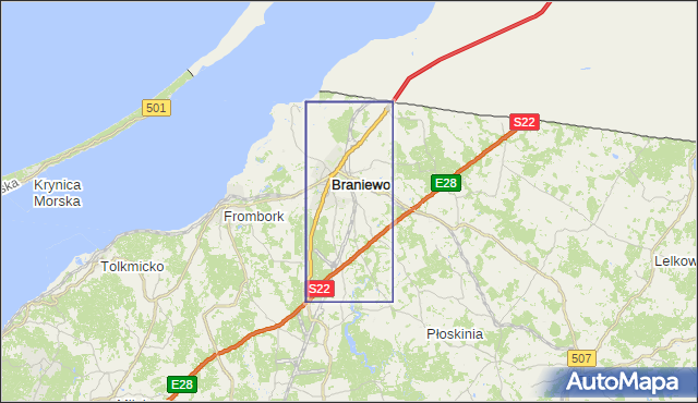 korki drogowe Droga krajowa nr 54 na mapie Targeo