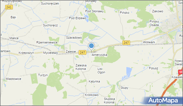 mapa Ameryczka, Ameryczka na mapie Targeo