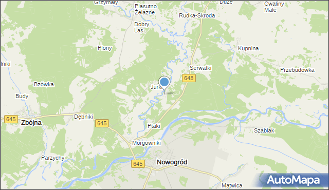 mapa Baliki, Baliki na mapie Targeo