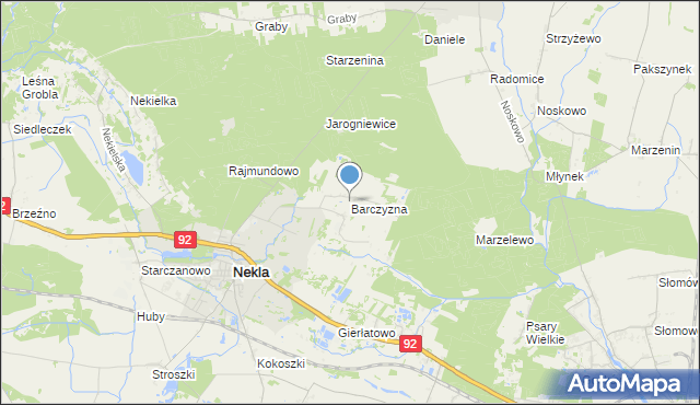 mapa Barczyzna, Barczyzna na mapie Targeo