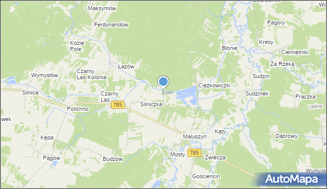 mapa Barycz, Barycz gmina Żytno na mapie Targeo