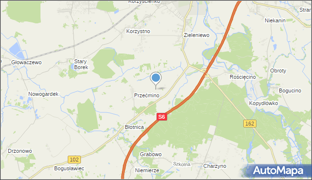 mapa Bezpraw, Bezpraw na mapie Targeo