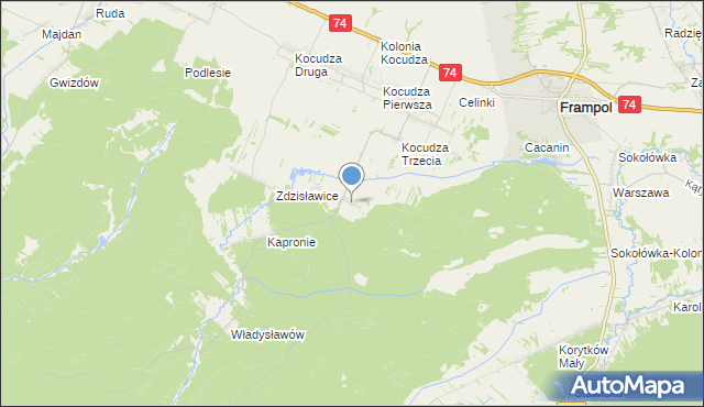 mapa Boreczki, Boreczki na mapie Targeo