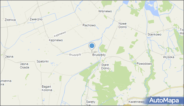 mapa Brudzędy, Brudzędy na mapie Targeo