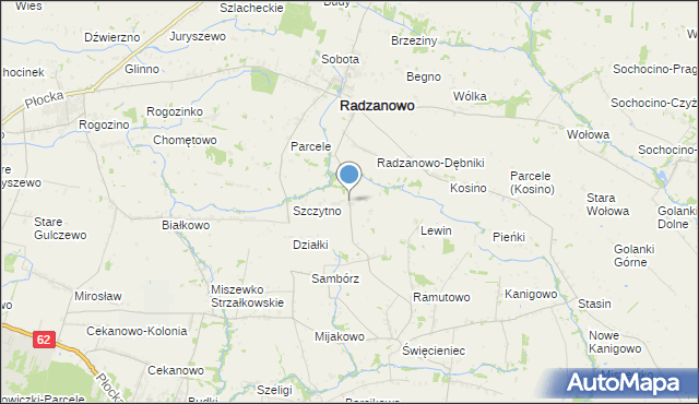 mapa Chełstowo, Chełstowo na mapie Targeo