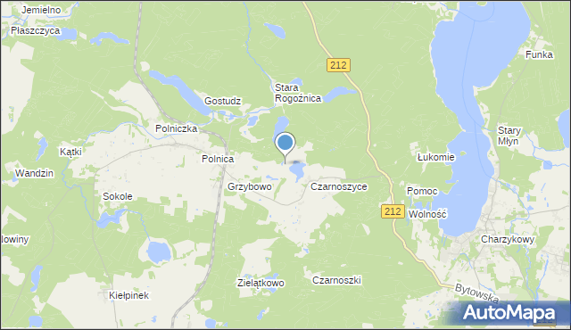 mapa Czarze, Czarze na mapie Targeo