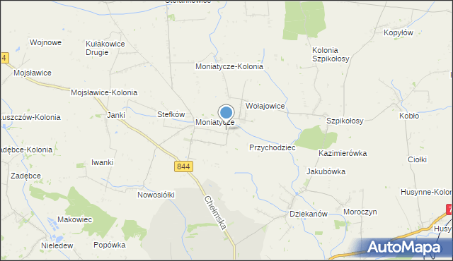 mapa Czortowice, Czortowice na mapie Targeo