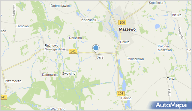 mapa Darż, Darż na mapie Targeo