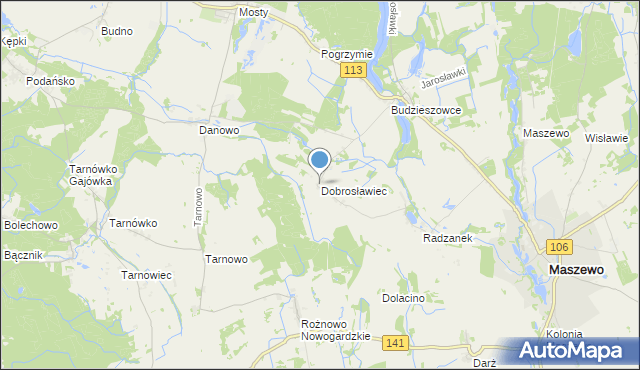 mapa Dobrosławiec, Dobrosławiec na mapie Targeo