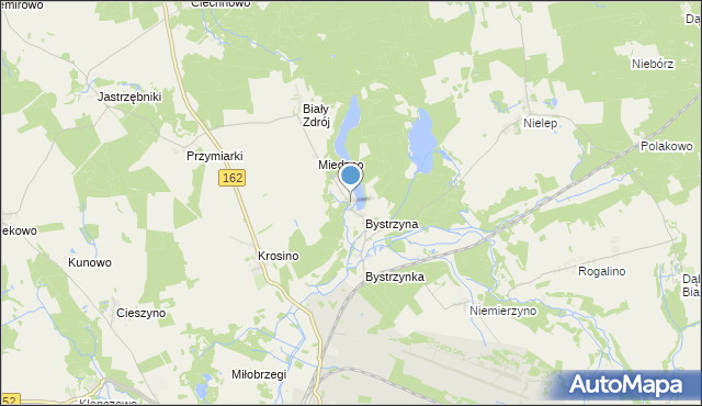 mapa Dobrowola, Dobrowola gmina Świdwin na mapie Targeo