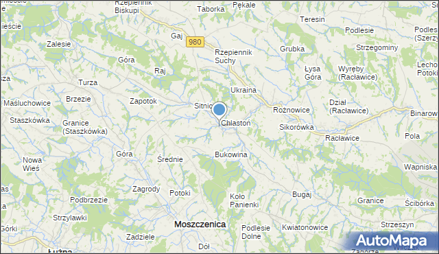 mapa Fiszty, Fiszty na mapie Targeo