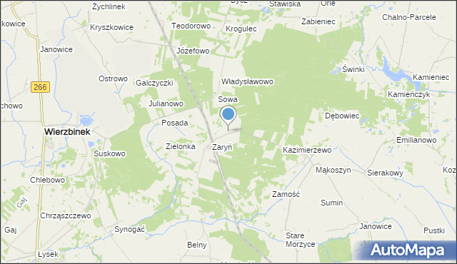 mapa Goczki, Goczki na mapie Targeo