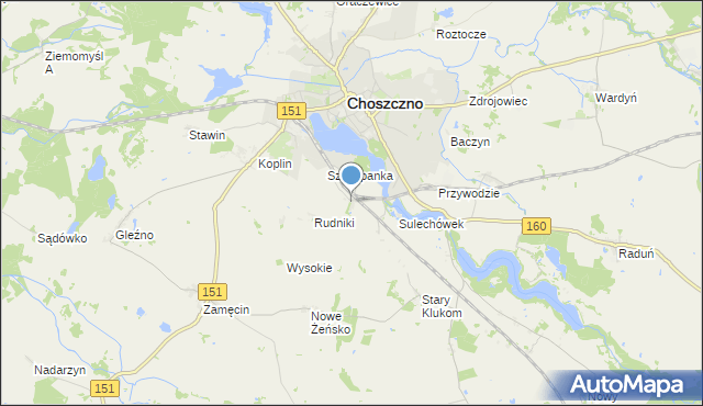 mapa Gostyczyn, Gostyczyn na mapie Targeo