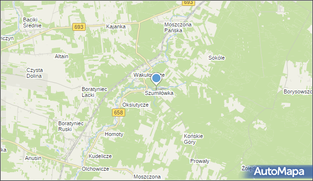 mapa Grabarka-Klasztor, Grabarka-Klasztor na mapie Targeo