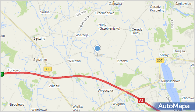 mapa Grodziszczko, Grodziszczko na mapie Targeo