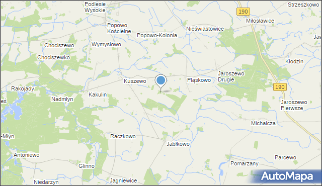 mapa Jabłkówko, Jabłkówko na mapie Targeo