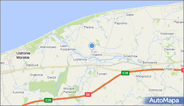 mapa Kładno, Kładno na mapie Targeo