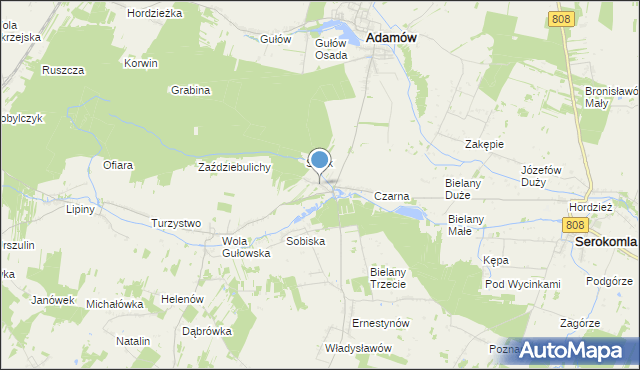 mapa Konorzatka, Konorzatka na mapie Targeo