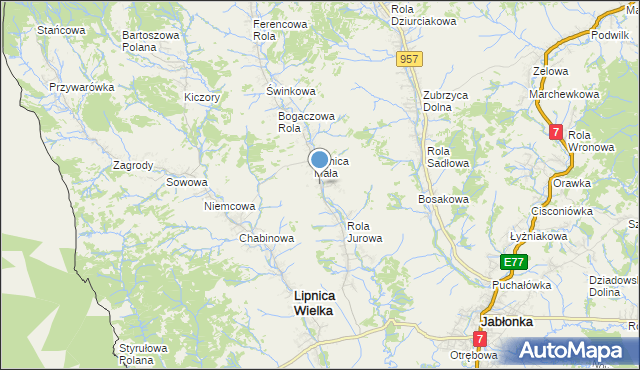 mapa Kulawiakówka, Kulawiakówka na mapie Targeo