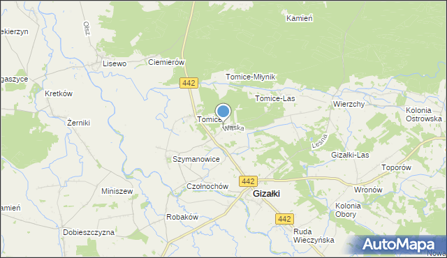 mapa Leszczyca, Leszczyca na mapie Targeo