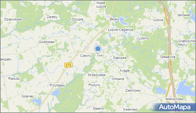 mapa Łozinka, Łozinka na mapie Targeo