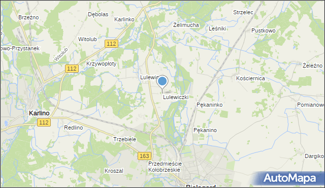 mapa Lulewiczki, Lulewiczki na mapie Targeo