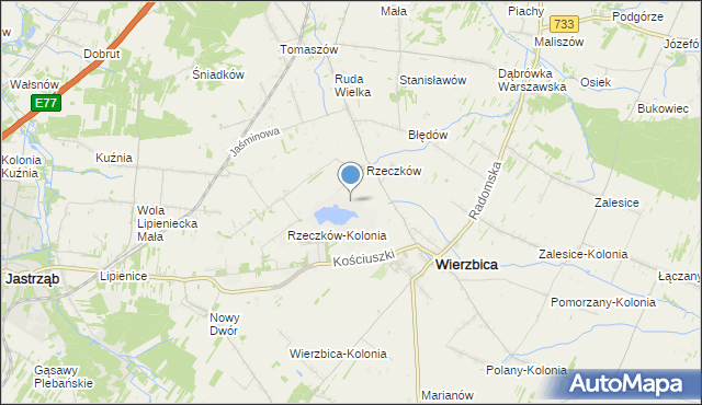 mapa Mądralów, Mądralów na mapie Targeo