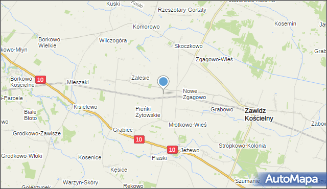 mapa Młotkowo-Kolonia, Młotkowo-Kolonia na mapie Targeo