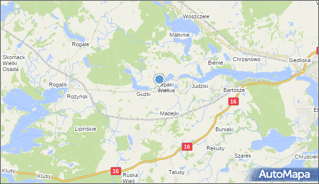 mapa Mołdzie, Mołdzie na mapie Targeo